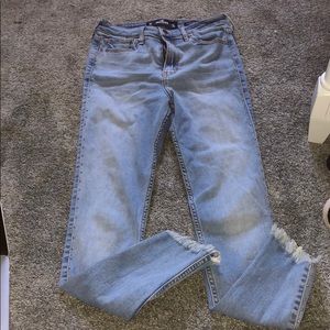 Hollister ultra high rise skinny jeans